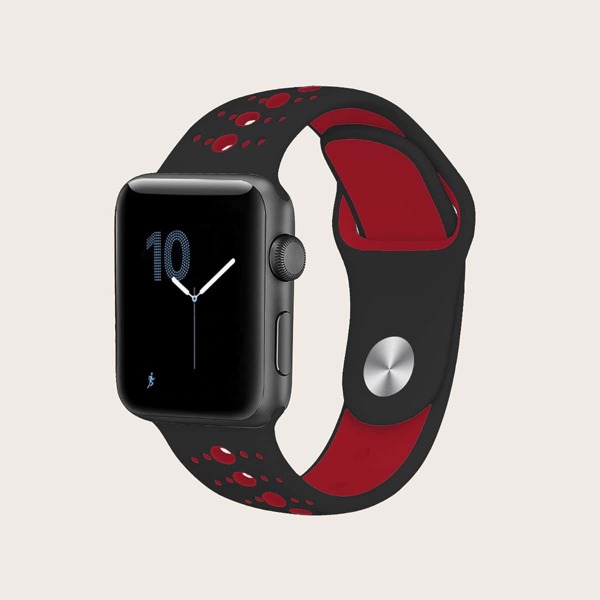 

Контрастный силиконовый ремешок для Apple Watch, Многоцветный