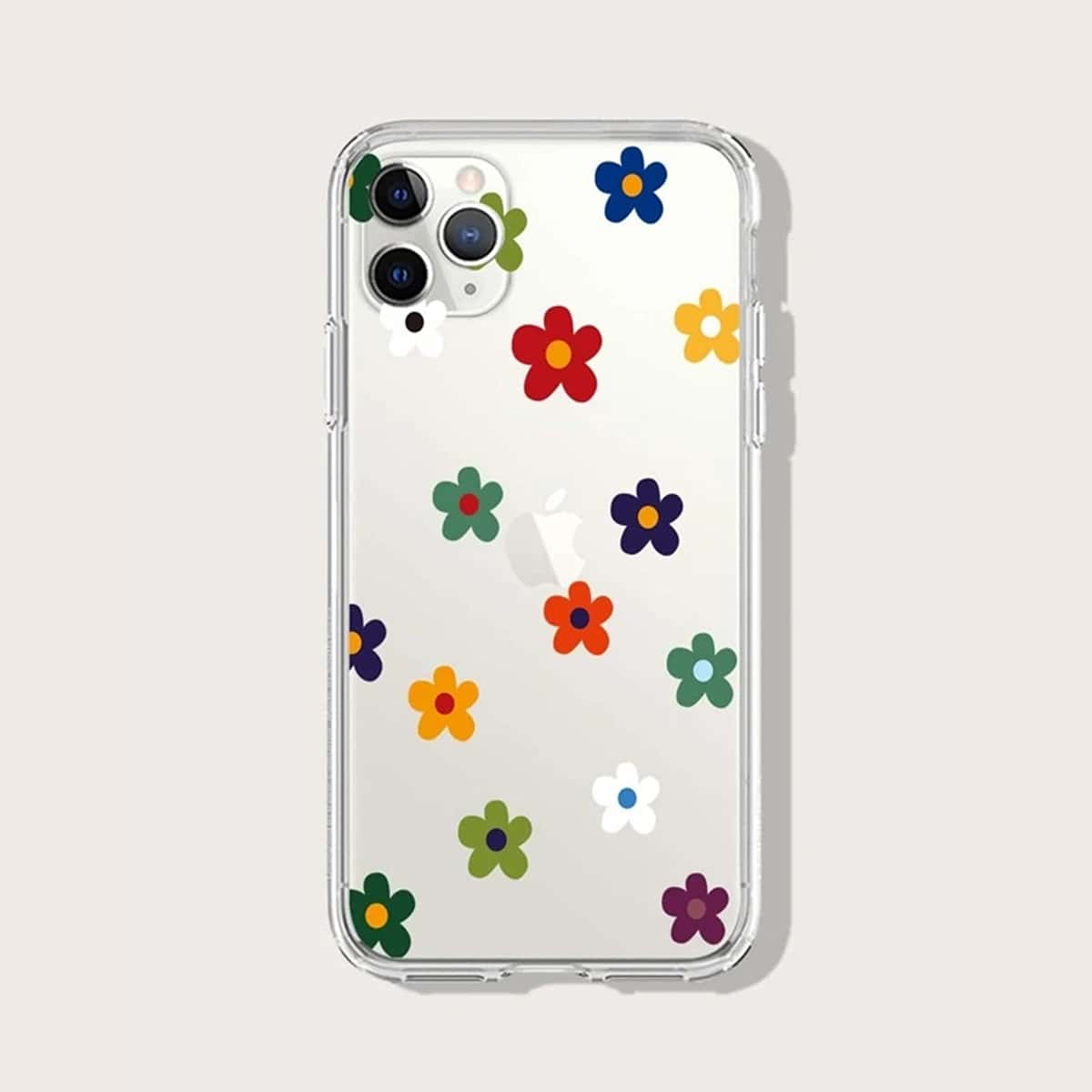 

Floral Clear iPhone Case