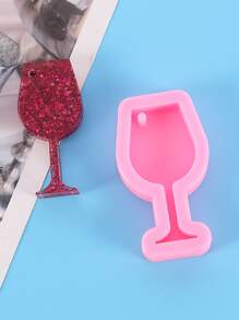 1pc Cup Shaped DIY Epoxy Mold - Pink - View 2