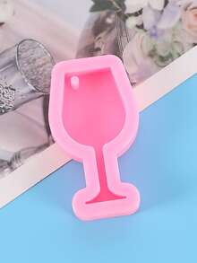1pc Cup Shaped DIY Epoxy Mold - Pink - View 3