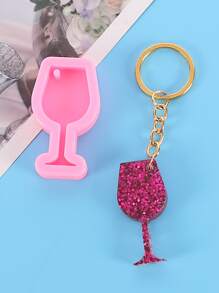 1pc Cup Shaped DIY Epoxy Mold - Pink - View 4