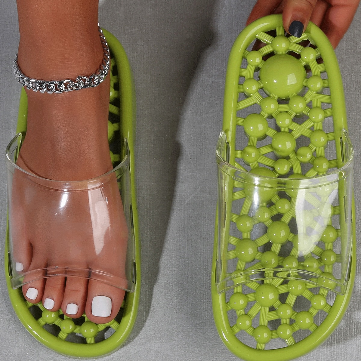 Одноцветный Модный Тапочки & Вьетнамки