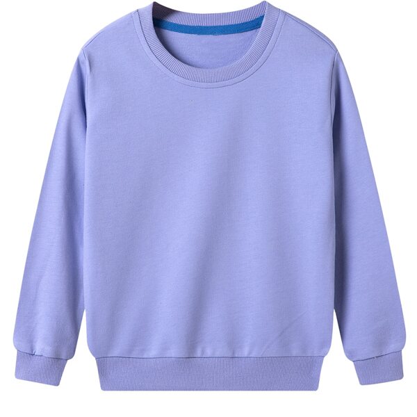 

Toddler Boys Solid Rib-knit Cuff Sweatshirt, Violet purple