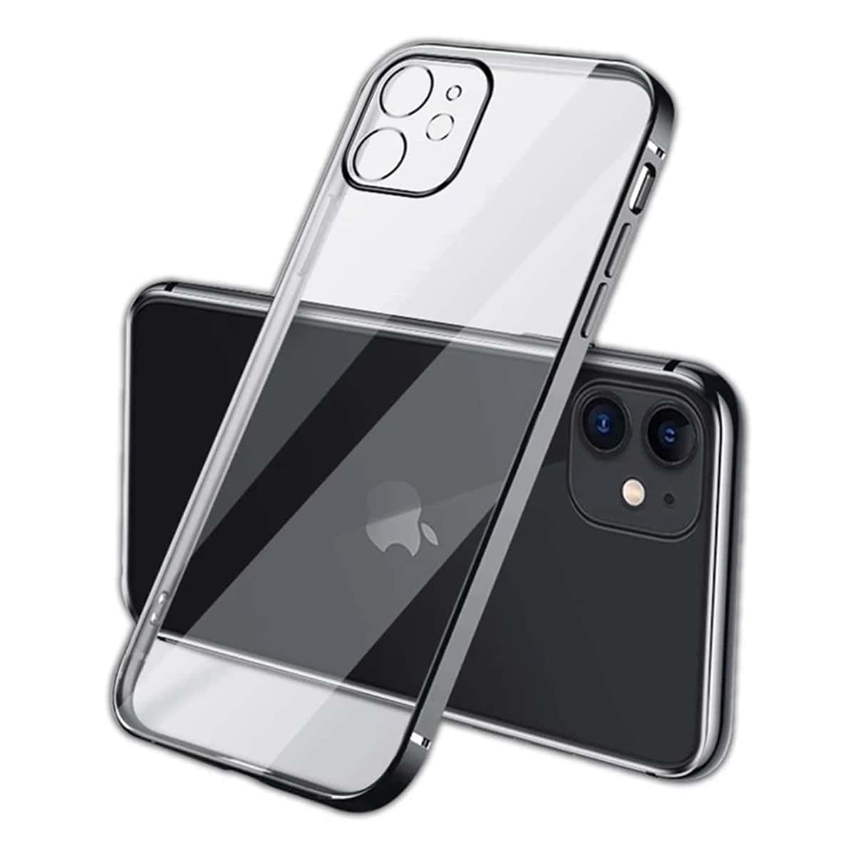 

Clear Full Cover iPhone Case, Black