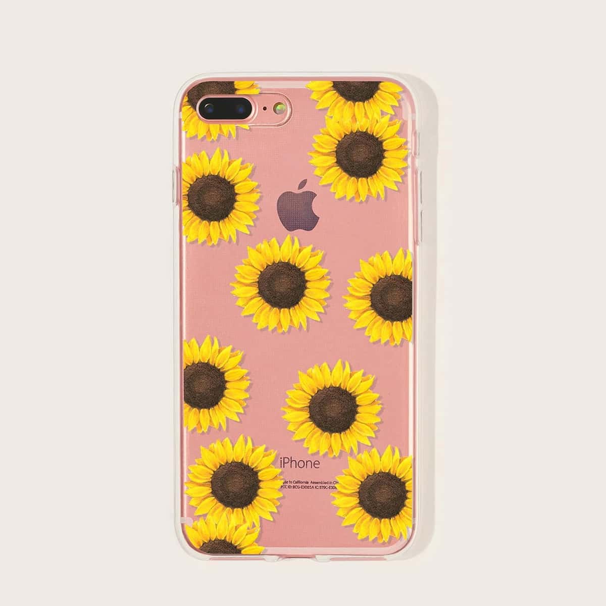

Sunflower Clear iPhone Case, Multicolor