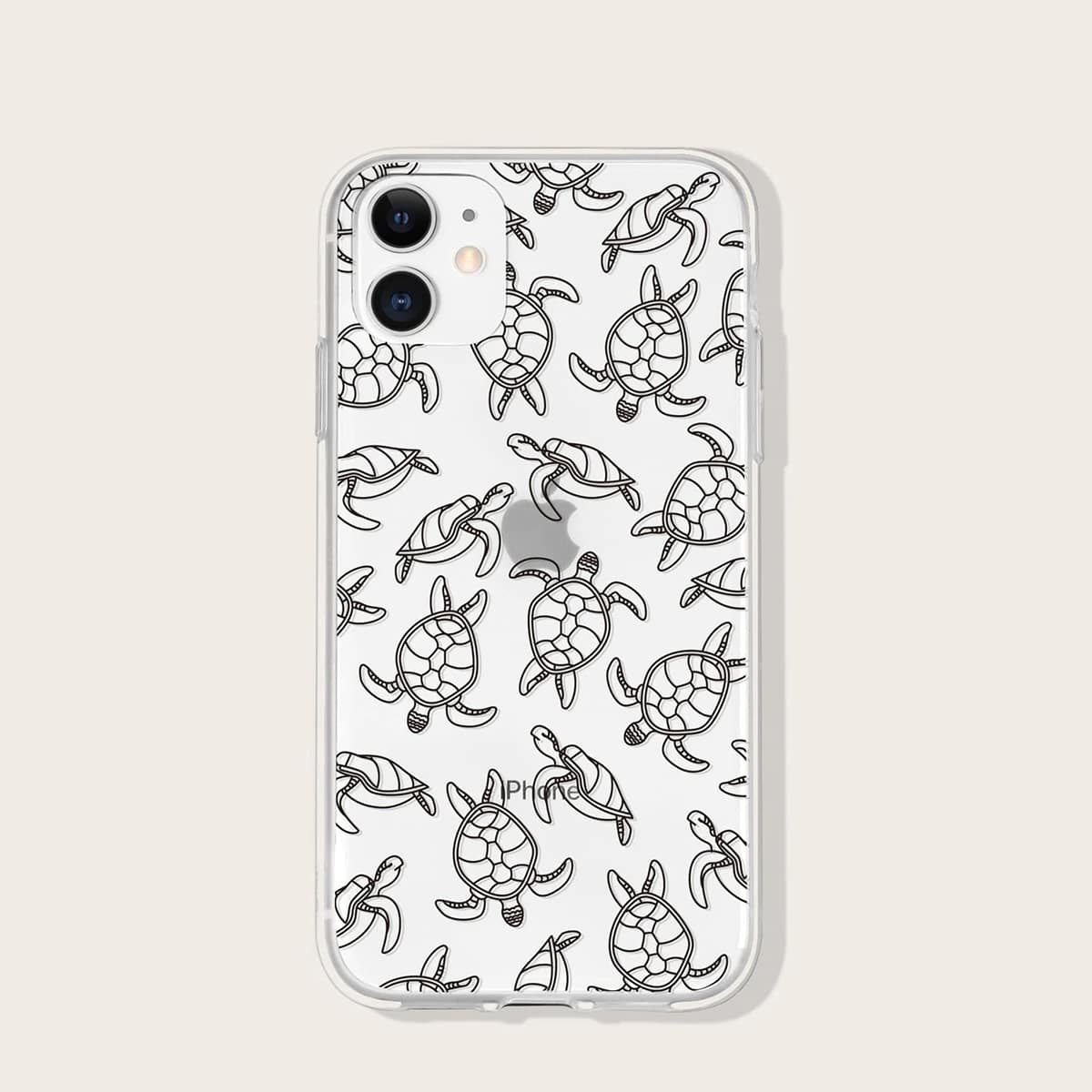 

Turtle Clear iPhone Case