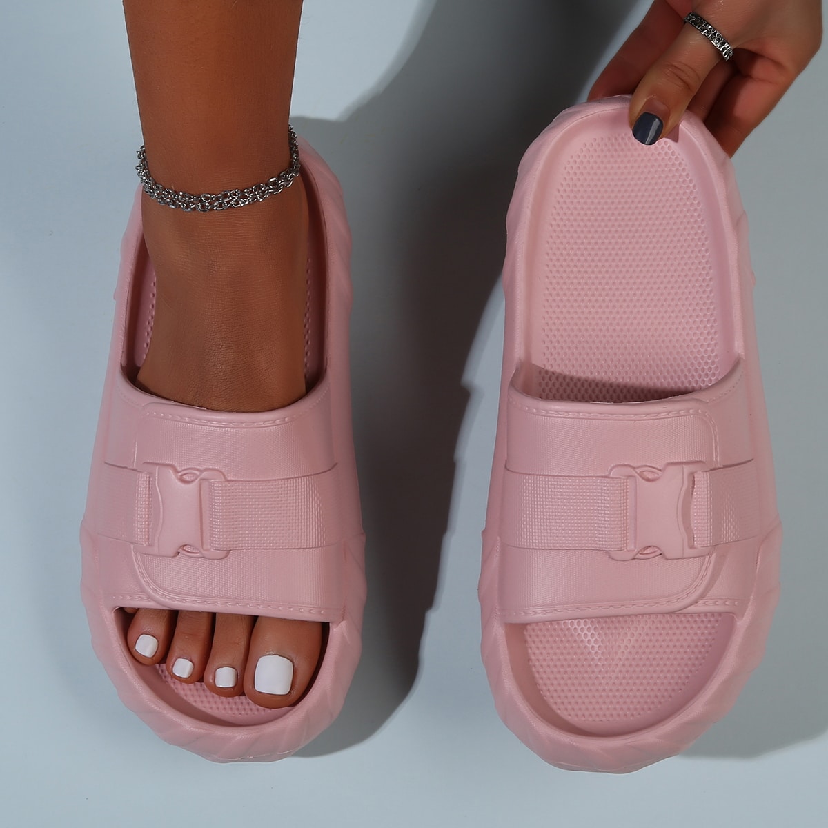 Одноцветный Модный Тапочки & Вьетнамки