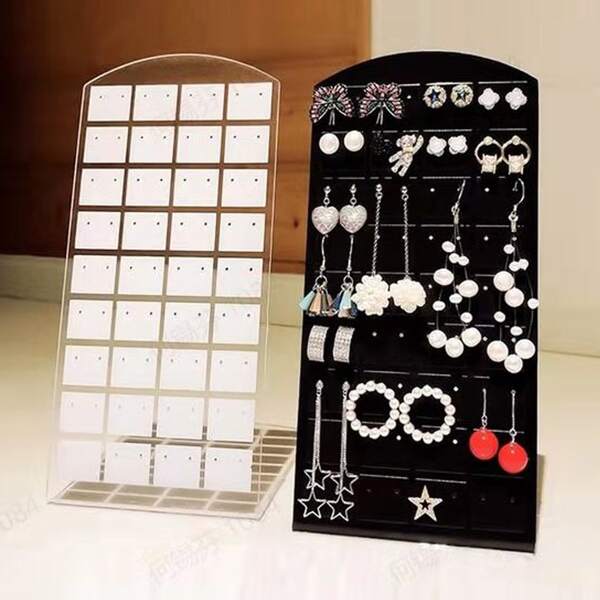 

1pc Random Jewelry Display Rack, Black and white