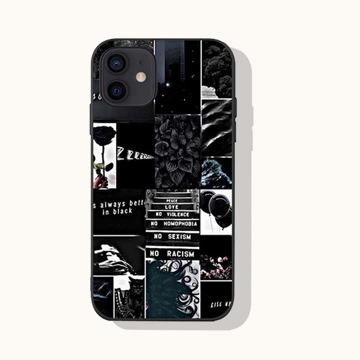 

Mix Pattern Phone Case, Multicolor