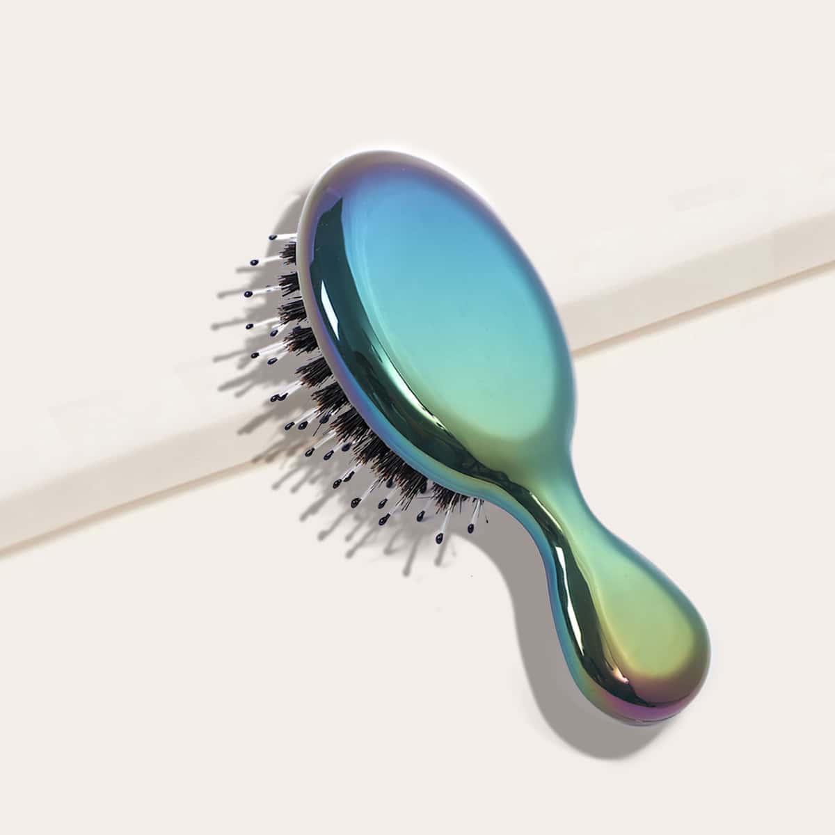

Metallic Hair Brush, Green