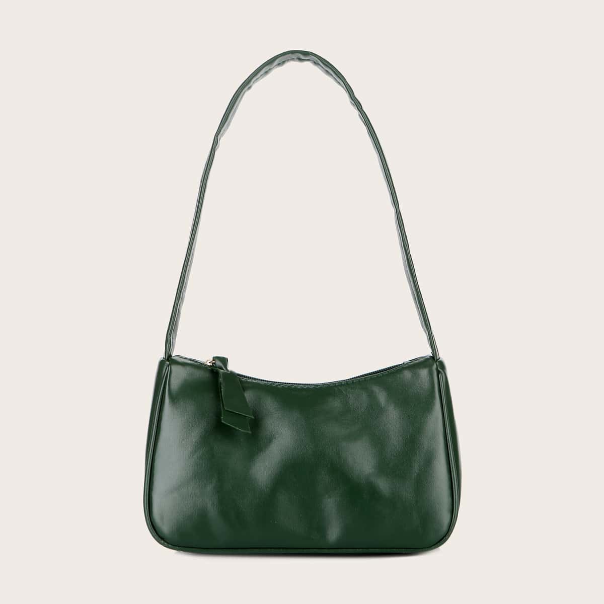 

Minimalist Baguette Bag, Dark green