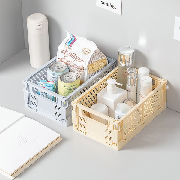 

1pc Foldable Random Storage Basket, Multicolor
