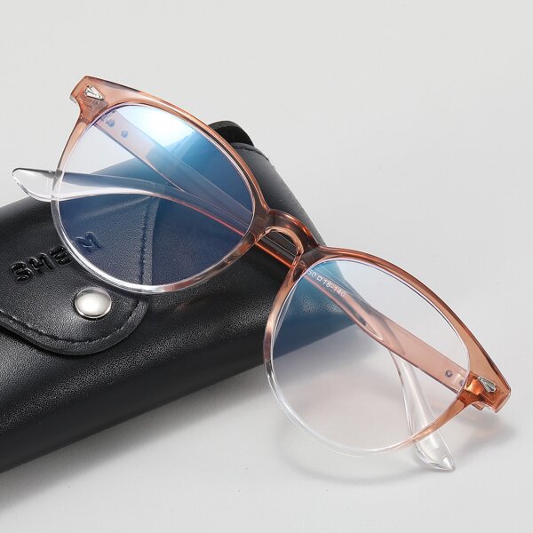 

Men Anti-Blue Light Eyeglasses, Mocha brown