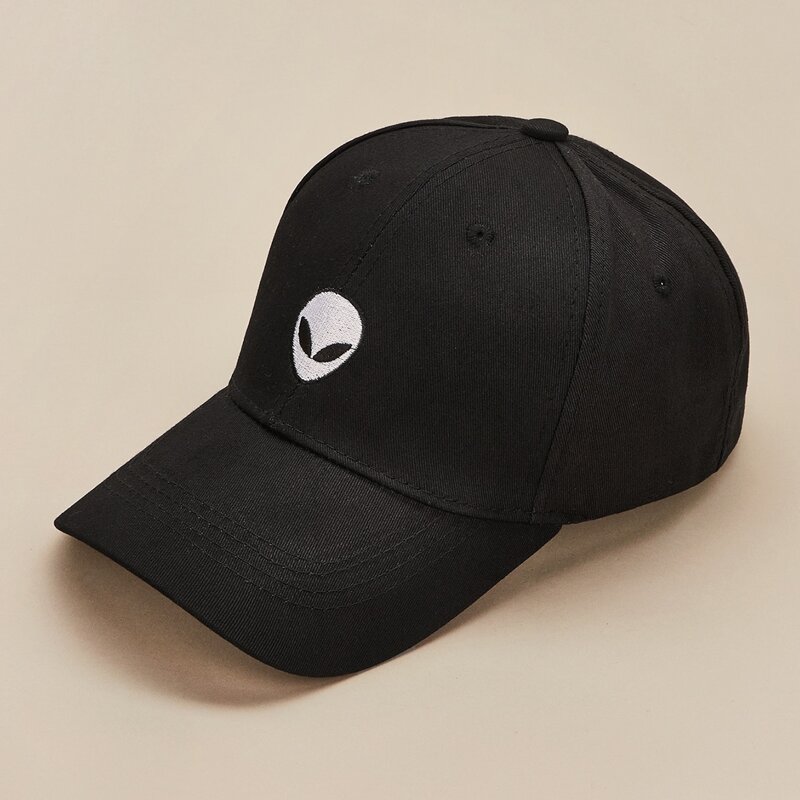 

Guys Alien Embroidery Baseball Cap, Black