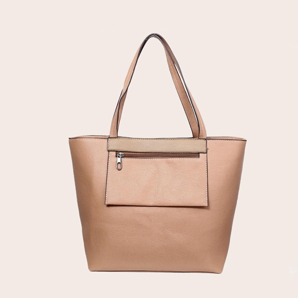 

Large Capacity Tote Bag, Apricot