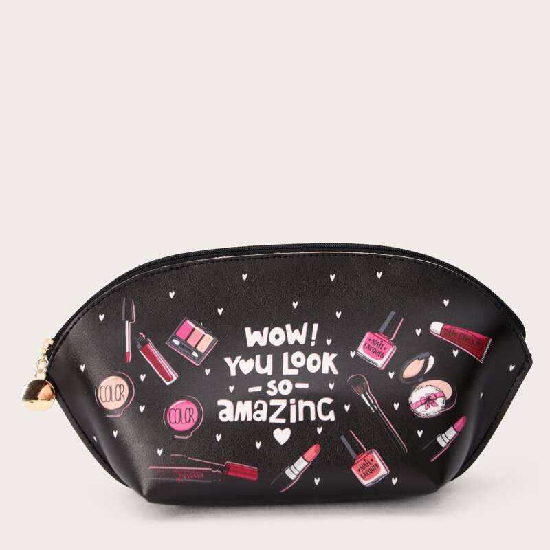 

Cosmetic Pattern Zipper Makeup Bag, Multicolor