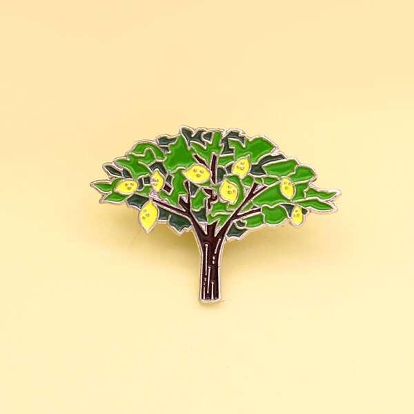 

Plant Design Brooch, Multicolor