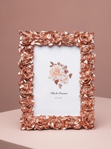 إطار صور بتصميم وردة - الذهبي - مشاهدة 1