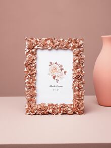 إطار صور بتصميم وردة - الذهبي - مشاهدة 3