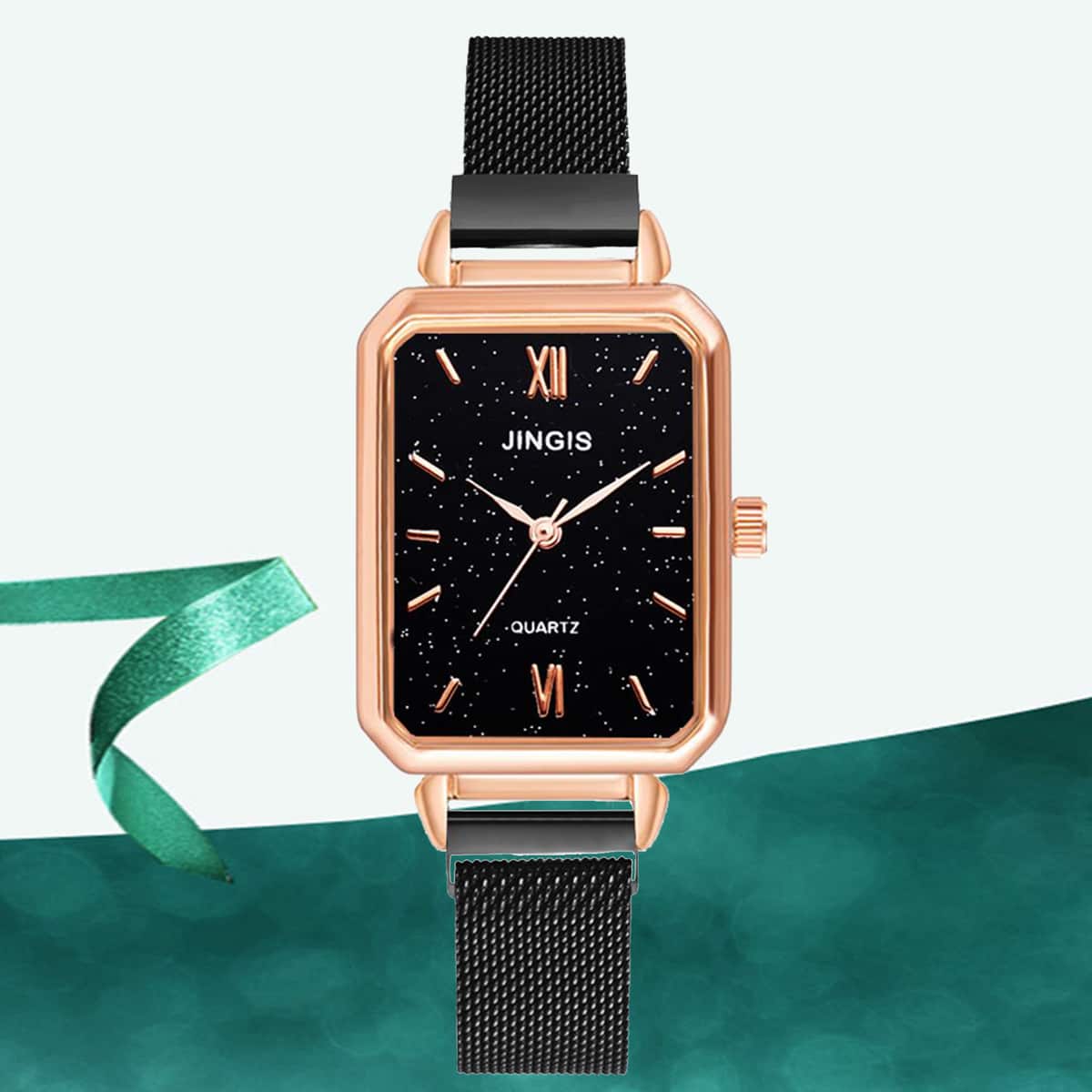 

Mesh Strap Starry Sky Dial Quartz Watch