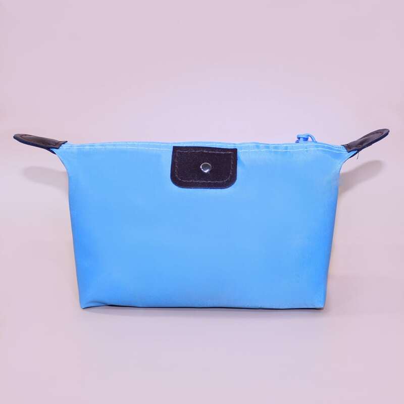 

Zipper Makeup Bag, Baby blue