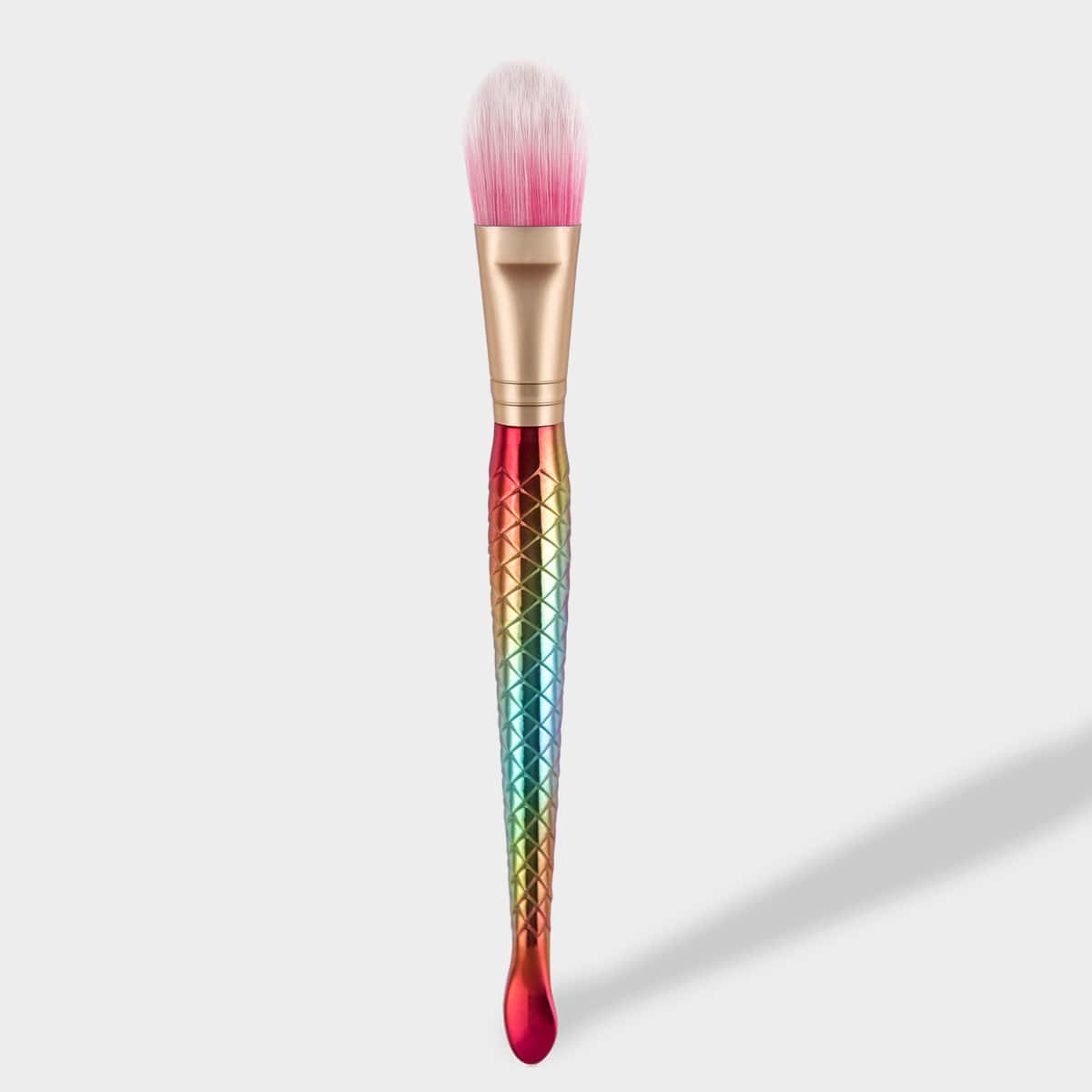 

Colorful Handle Foundation Brush, Pink