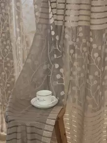 Cortina panel solo de rayas