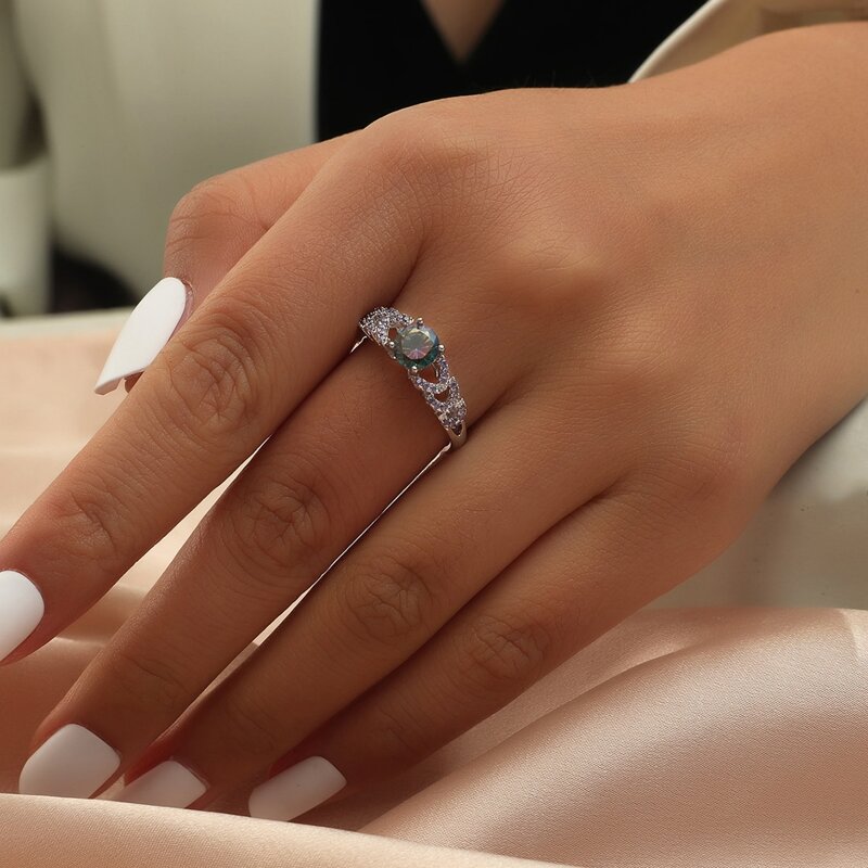 

Zircon Decor Ring, Multicolor