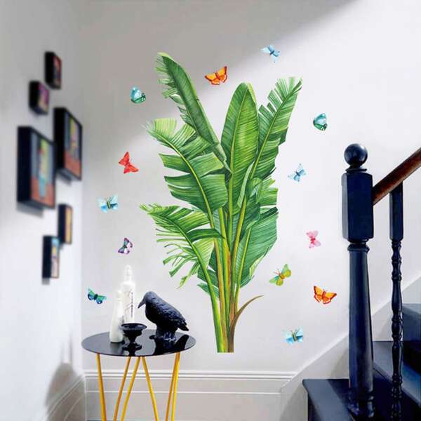 

Plants Print Wall Sticker, Multicolor