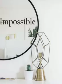 字母图形墙贴、贴纸、墙贴花、乙烯基贴花用于家居装饰、春季装饰品让您的家焕然一新、拉玛装饰贴纸礼物生日毕业 - 黑色 - 查看 4