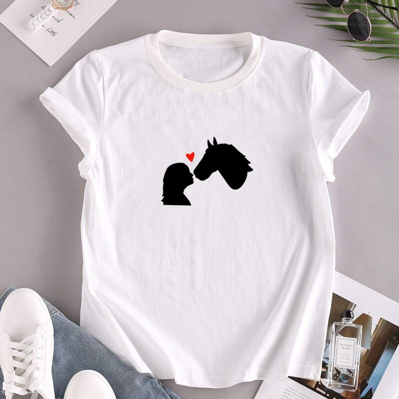 

Heart & Figure Graphic Tee, White