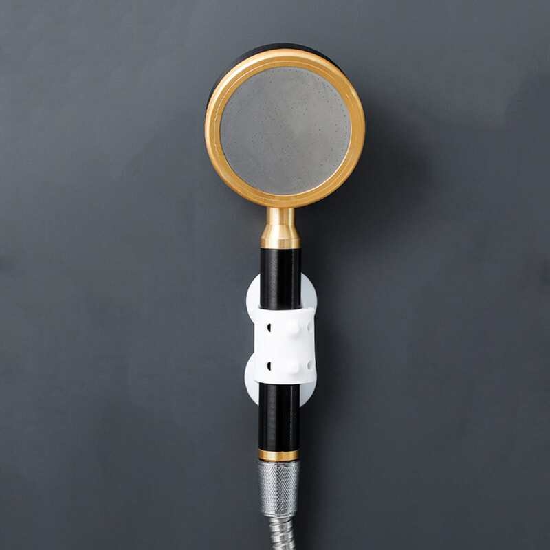 

1pc Suction Cup Shower Head Holder, White