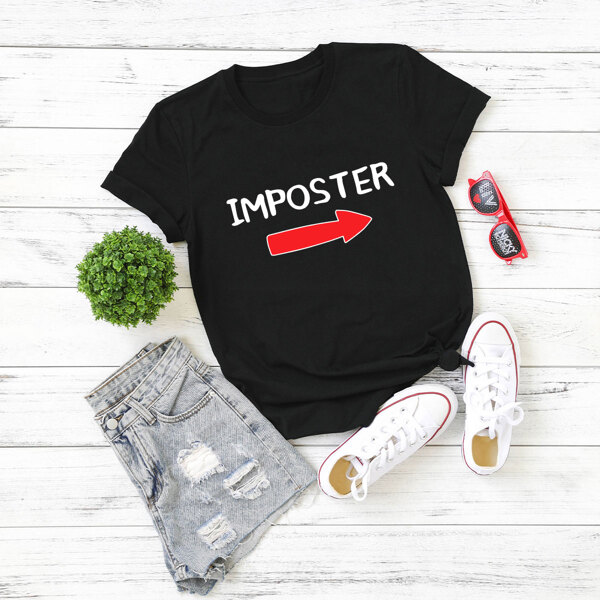 

Plus Arrow & Letter Graphic Tee, Black