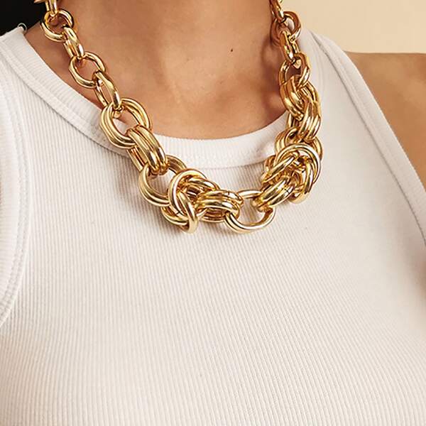 

Simple Chain Necklace, Gold