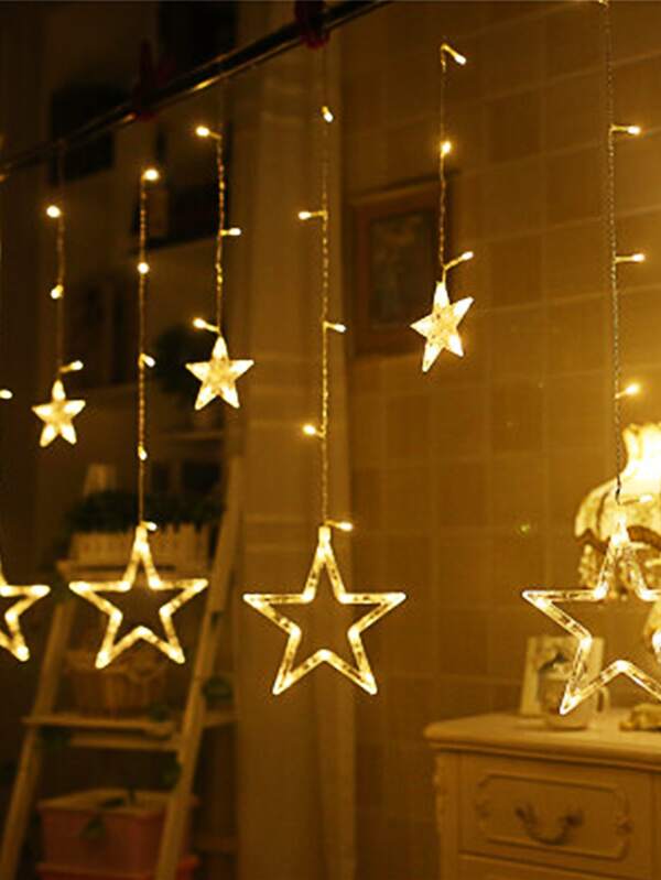 1pc 2.5m Star String Curtain Light SHEIN USA