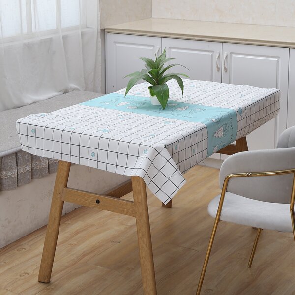 

Plaid Pattern Water Proof Tablecloth, Multicolor