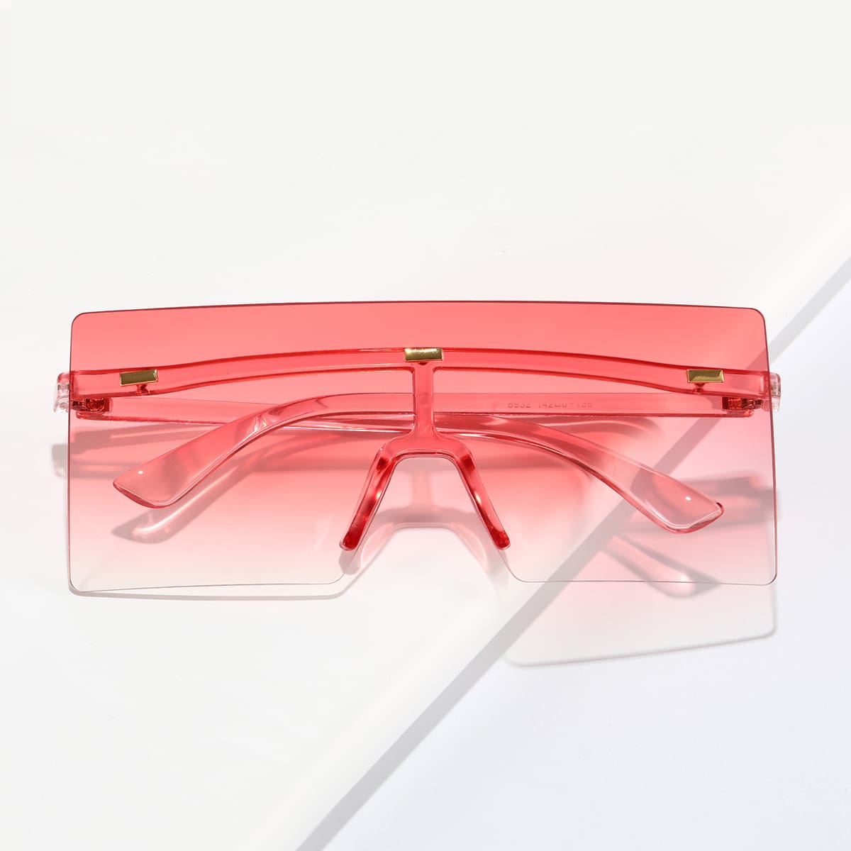 

Rimless Flat Top Sunglasses