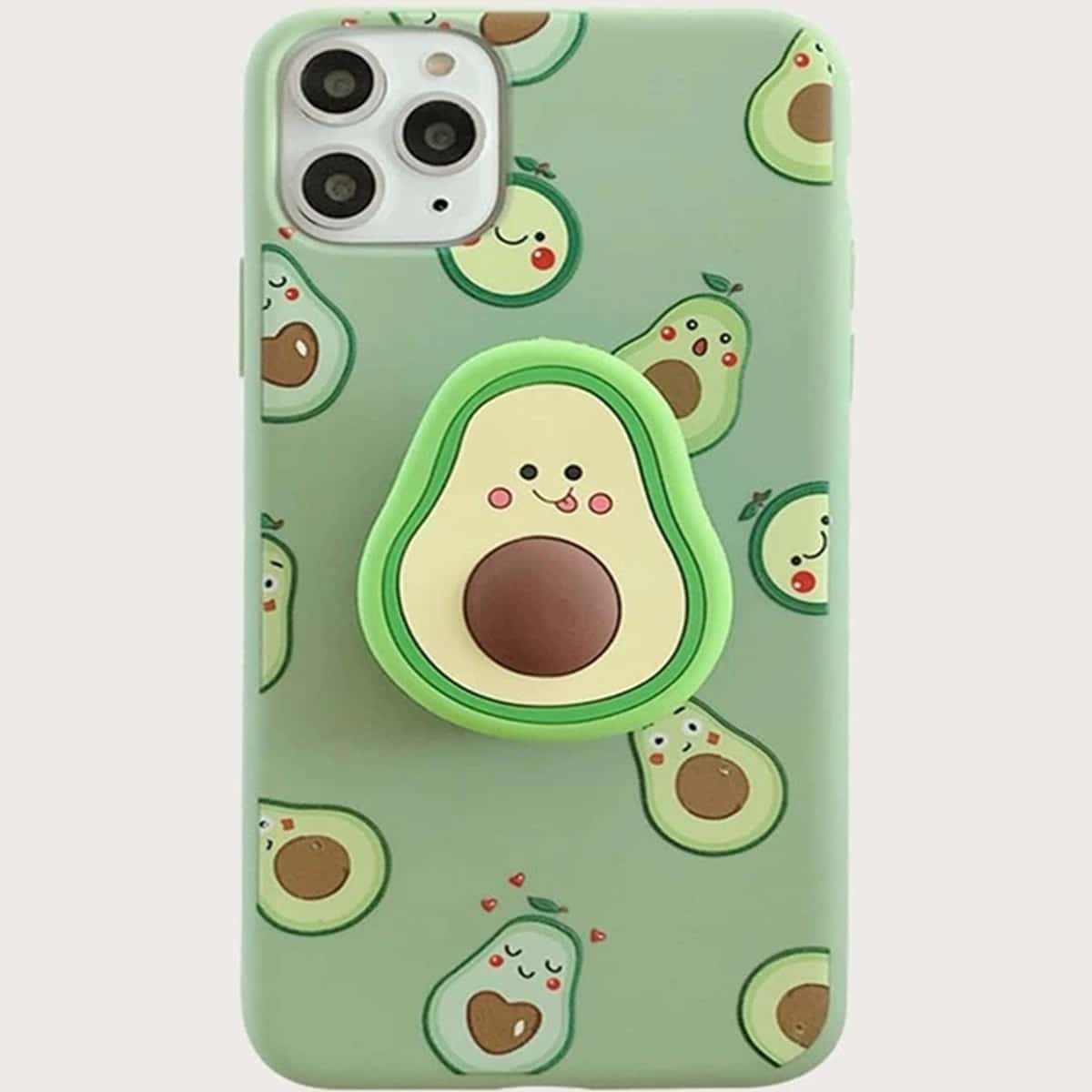 

Avocado Graphic iPhone Case, Green