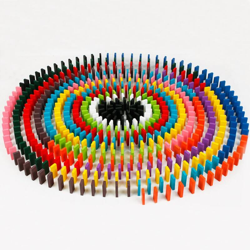 

1set Colorful Dominoes, Multicolor