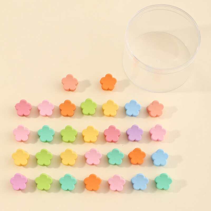 

30pcs Random Color Mini Hair Claw, Multicolor