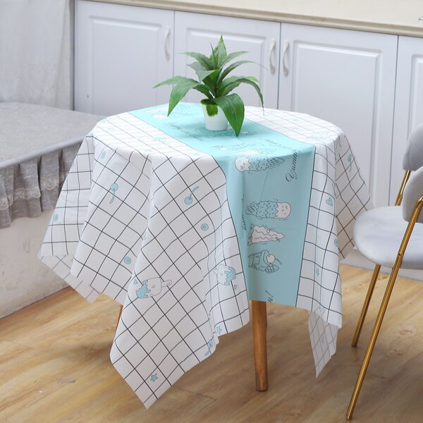 

Ice Cream Print Tablecloth, Multicolor