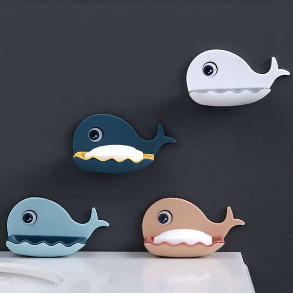 

1pc Whale Design Random Soap Dish Holder, Multicolor