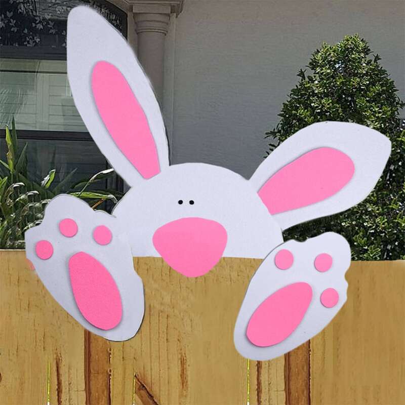 

1pc Cartoon Decorative Rabbit, Multicolor