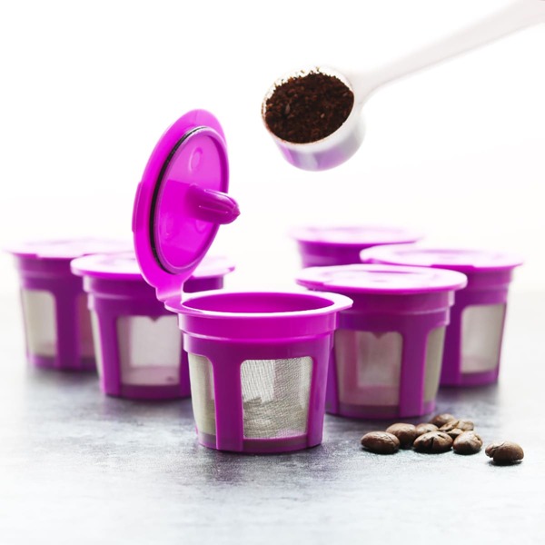 

1pc Reusable Coffee Filter, Purple