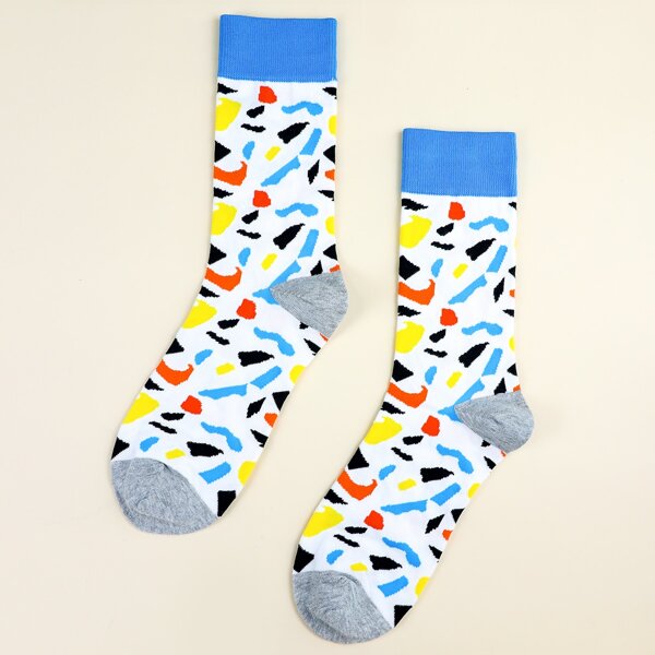 

Men Graphic Crew Socks, Multicolor