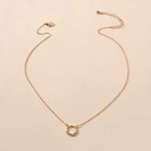

Ring Decor Necklace, Gold