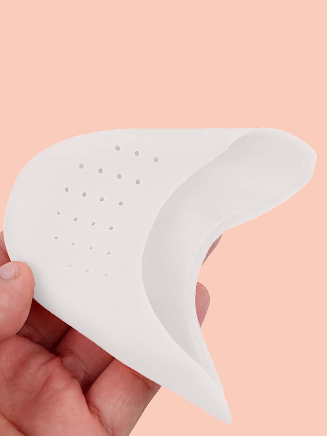 1pair Silicone Pointe Forefoot Protector - White - View 1