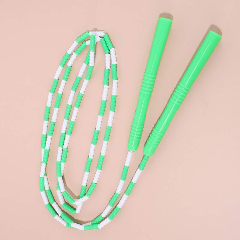 Color Block Skipping Rope, Green