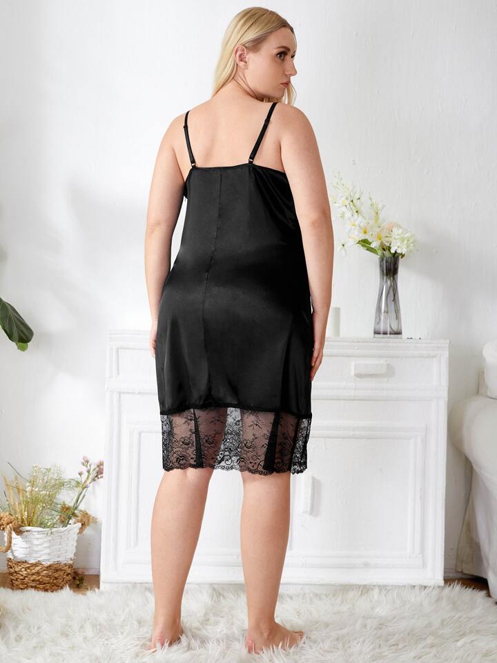 chinese dress ladies Lavender Lace Paneled Camisole