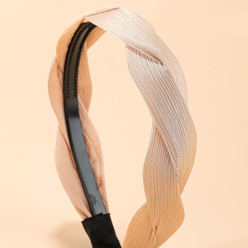 

Twist Design Hair Hoop, Beige